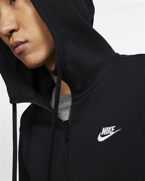 nike herren-hoodie reißverschluss schwarz|Sportswear Hoodies & Sweatshirts .